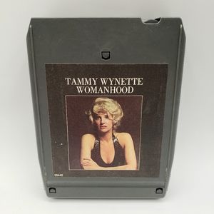 Vintage Tammy Wynette Womanhood 8 Track Tape 1978 Epic Hard To Find Untested.